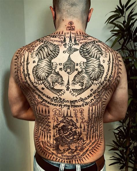 In a non-stop marathon, monks start creating these holy tattoos through the night into the next day. . Where to get a sak yant tattoo